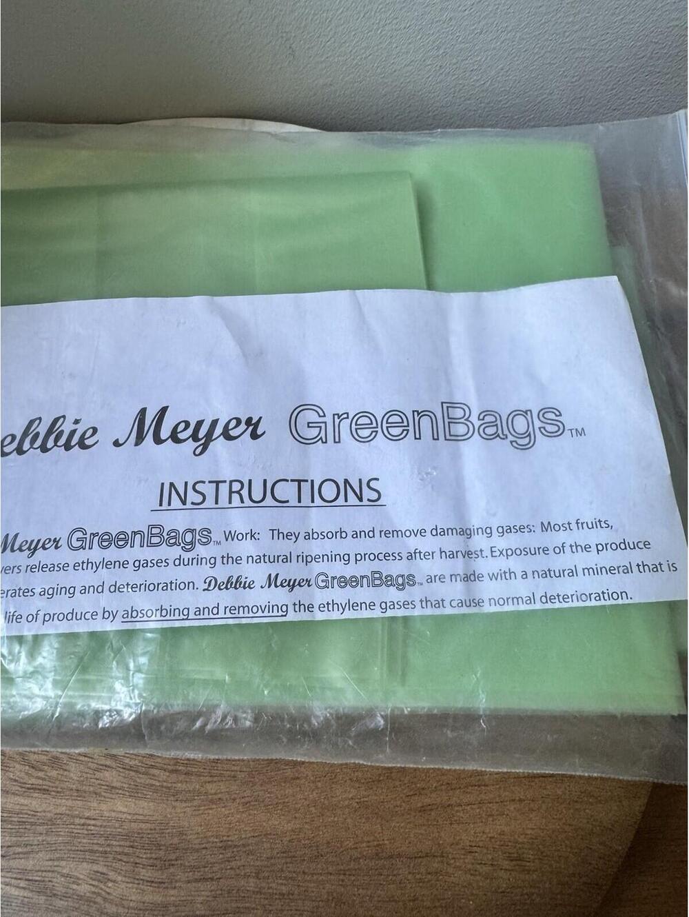 Debbie Meyer Green Bags For Fruits,veggies&flowers 12 Bags